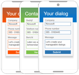 Duplicated forms made with NovuDialog